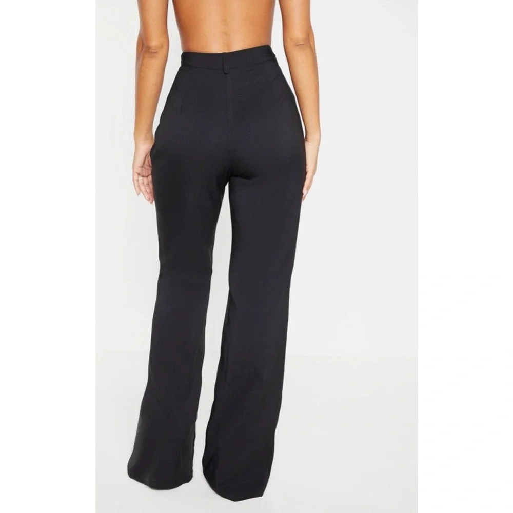 New Black Flared Leg Pants - Picture 4 of 5